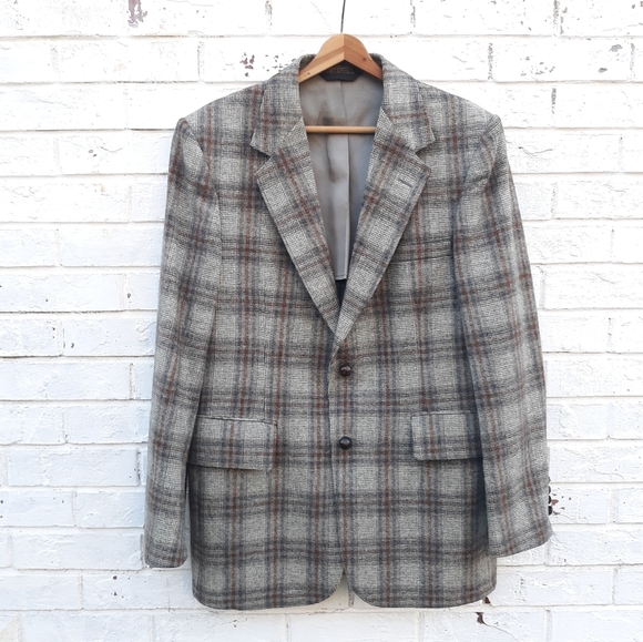 Vintage Andhurst Plaid Jacket Sport Coat - Picture 1 of 9